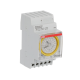 ABB 2CSM208141R1000, AW1CO-R-120m, Modüler DIN, Elektromekanik Zaman Saati, 7 Gün Döngü, 150 Saat Rezervli, 1A/K Kontak