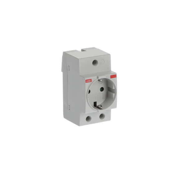 ABB 2CSM210000R0721, M1175, Modüler DIN, 16 Amper, 2P+E, Ray Tipi Prizi, Alman Tipi