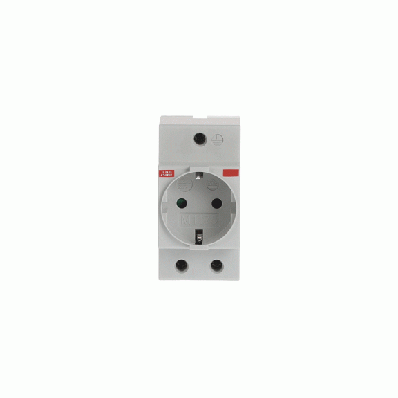 ABB 2CSM210000R0721, M1175, Modüler DIN, 16 Amper, 2P+E, Ray Tipi Prizi, Alman Tipi