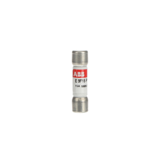 ABB 2CSM213556R1801, E 9F15 PV, Fotovoltaik, 15 Amper, Kartuş Sigorta, 10.3x38mm, PV Tip, 1000 Volt DC, 10 kA
