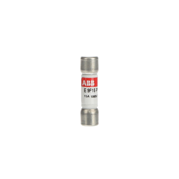 ABB 2CSM213556R1801, E 9F15 PV, Fotovoltaik, 15 Amper, Kartuş Sigorta, 10.3x38mm, PV Tip, 1000 Volt DC, 10 kA