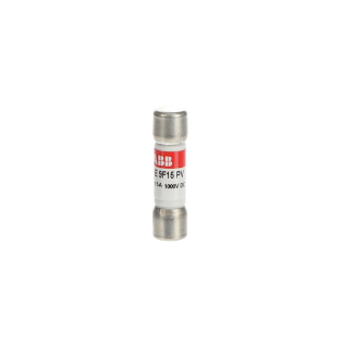 ABB 2CSM213556R1801, E 9F15 PV, Fotovoltaik, 15 Amper, Kartuş Sigorta, 10.3x38mm, PV Tip, 1000 Volt DC, 10 kA