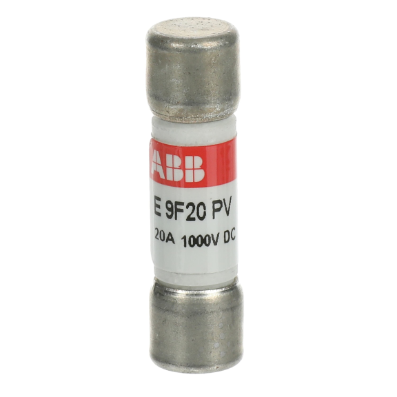 ABB 2CSM213566R1801, E 9F20 PV, Fotovoltaik, 20 Amper, Kartuş Sigorta, 10.3x38mm, PV Tip, 1000 Volt DC, 10 kA