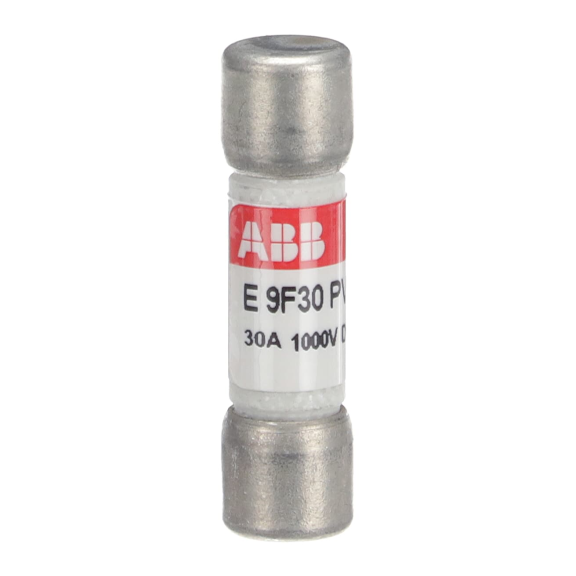 ABB 2CSM213586R1801, E 9F30 PV, Fotovoltaik, 30 Amper, Kartuş Sigorta, 10.3x38mm, PV Tip, 1000 Volt DC, 10 kA