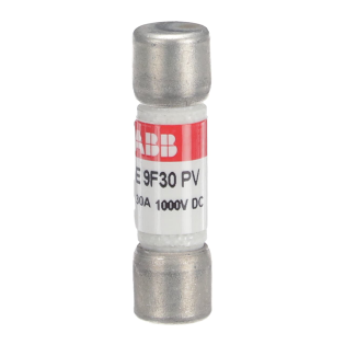 ABB 2CSM213586R1801, E 9F30 PV, Fotovoltaik, 30 Amper, Kartuş Sigorta, 10.3x38mm, PV Tip, 1000 Volt DC, 10 kA