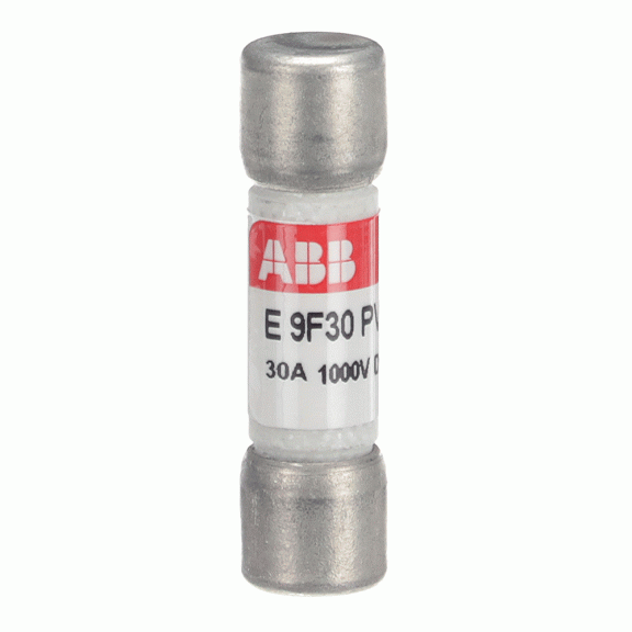 ABB 2CSM213586R1801, E 9F30 PV, Fotovoltaik, 30 Amper, Kartuş Sigorta, 10.3x38mm, PV Tip, 1000 Volt DC, 10 kA