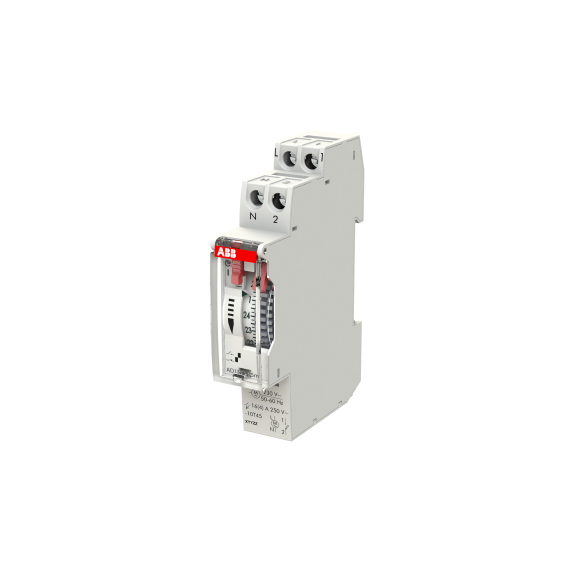 ABB 2CSM222471R1000, AD1NO-15m, Modüler DIN, Elektromekanik Zaman Saati, 24 Saat Döngü, 1A/K Kontak