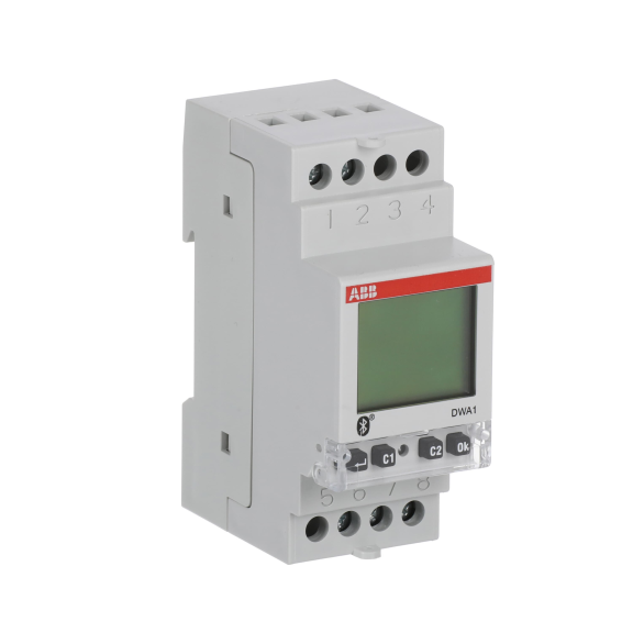 ABB 2CSM222511R1000, DWA-1, Modüler DIN, Astronomik Dijital Zaman Saati, Haftalık, 1 A/K Kontak