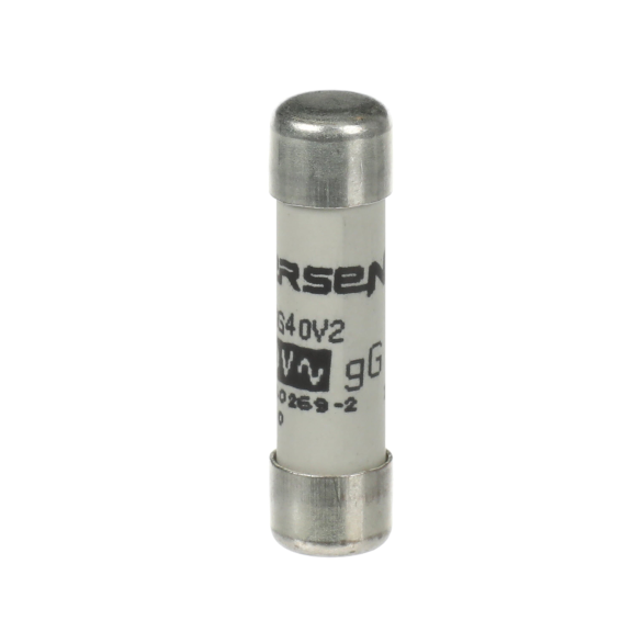 ABB 2CSM256393R1801, E 9F8 GG2, Modüler DIN, 2 Amper, Kartuş Sigorta, 8.5x31.5mm, gG Tip, 400 Volt AC, 20 kA