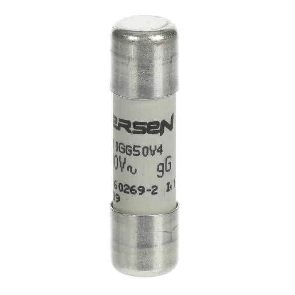 ABB 2CSM257543R1801, E 9F10 GG4, Modüler DIN, 4 Amper, Kartuş Sigorta, 10.3x38mm, gG Tip, 500 Volt AC, 120 kA