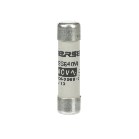 ABB 2CSM258663R1801, E 9F8 GG4, Modüler DIN, 4 Amper, Kartuş Sigorta, 8.5x31.5mm, gG Tip, 400 Volt AC, 20 kA