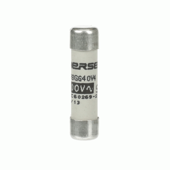 ABB 2CSM258663R1801, E 9F8 GG4, Modüler DIN, 4 Amper, Kartuş Sigorta, 8.5x31.5mm, gG Tip, 400 Volt AC, 20 kA
