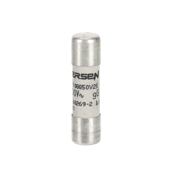 ABB 2CSM277103R1801, E 9F10 GG25, Modüler DIN, 25 Amper, Kartuş Sigorta, 10.3x38mm, gG Tip, 500 Volt AC, 120 kA
