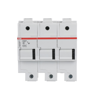 ABB 2CSM277502R1801, E 93/125, Modüler DIN, 125 Amper, 3 Kutuplu, Kartuş Sigorta Yuvası, 22x58mm Sigortalar için