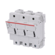 ABB 2CSM277502R1801, E 93/125, Modüler DIN, 125 Amper, 3 Kutuplu, Kartuş Sigorta Yuvası, 22x58mm Sigortalar için