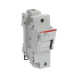 ABB 2CSM277572R1801, E 91/125, Modüler DIN, 125 Amper, 1 Kutuplu, Kartuş Sigorta Yuvası, 22x58mm Sigortalar için