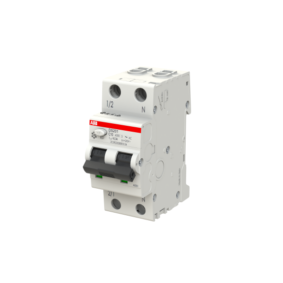 ABB 2CSR255080R3104, DS201 C10 AC300, System Pro M, 10 Amper, 300mA, AC Tip, Kaçak Akım Korumalı Otomatik Sigorta, 6 kA, C Tipi, 1 Faz+Nötr