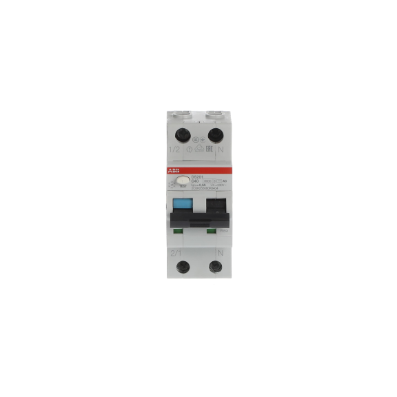 ABB 2CSR255080R3254, DS201 C25 AC300, System Pro M, 25 Amper, 300mA, AC Tip, Kaçak Akım Korumalı Otomatik Sigorta, 6 kA, C Tipi, 1 Faz+Nötr