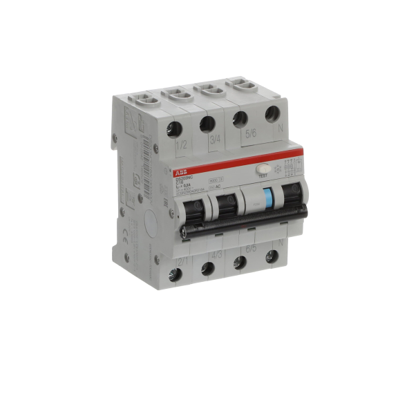 ABB 2CSR256040R3164, DS203NC C16 AC300, System Pro M, 16 Amper, 300mA, AC Tip, Kaçak Akım Korumalı Otomatik Sigorta, 6 kA, C Tipi, 3 Faz+Nötr