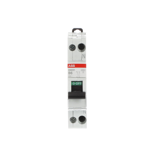 ABB 2CSS255101R0065, SN201B6, System Pro M, 6 Amper, 2 Kutuplu, B Tipi, Otomatik Sigorta, 6 kA, 2x6B