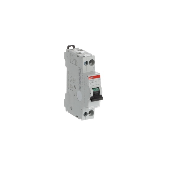 ABB 2CSS255101R0104, SN201C10, System Pro M, 10 Amper, 2 Kutuplu, C Tipi, Otomatik Sigorta, 6 kA, 2x10C