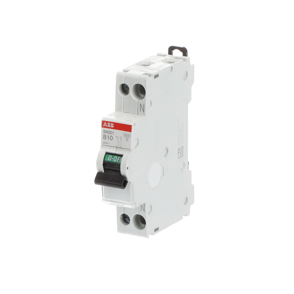 ABB 2CSS255101R0105, SN201B10, System Pro M, 10 Amper, 2 Kutuplu, B Tipi, Otomatik Sigorta, 6 kA, 2x10B