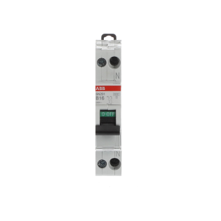 ABB 2CSS255101R0165, SN201B16, System Pro M, 16 Amper, 2 Kutuplu, B Tipi, Otomatik Sigorta, 6 kA, 2x16B