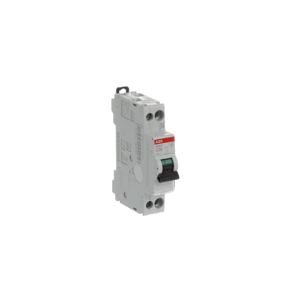 ABB 2CSS255101R0204, SN201C20, System Pro M, 20 Amper, 2 Kutuplu, C Tipi, Otomatik Sigorta, 6 kA, 2x20C