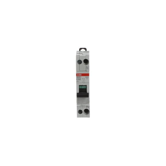 ABB 2CSS255101R0324, SN201C32, System Pro M, 32 Amper, 2 Kutuplu, C Tipi, Otomatik Sigorta, 6 kA, 2x32C