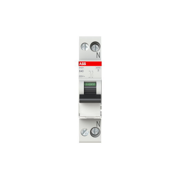 ABB 2CSS255101R0405, SN201B40, System Pro M, 40 Amper, 2 Kutuplu, B Tipi, Otomatik Sigorta, 6 kA, 2x40B
