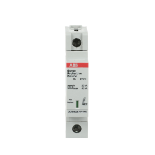 ABB 2CTB803871R2300, OVR T2 40-275 P QS, Modüler DIN, Kartuşlu Tip, AG Parafudr, 1 Kutup, Tip 2, C Sınıfı, 40 kA