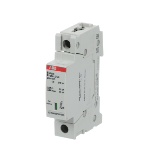ABB 2CTB803871R2300, OVR T2 40-275 P QS, Modüler DIN, Kartuşlu Tip, AG Parafudr, 1 Kutup, Tip 2, C Sınıfı, 40 kA
