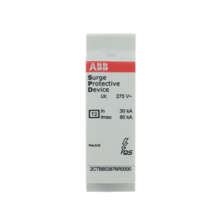 ABB 2CTB803876R0000, OVR T2-T3 N 80-275 C QS, Modüler DIN, AG Parafudrlar için Yedek Nötr Kartuş, Tip 2+Tip 3