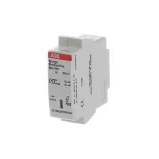 ABB 2CTB803876R1000, OVR T2 40-275 C QS, Modüler DIN, AG Parafudrlar için Yedek Kartuş, Tip 2