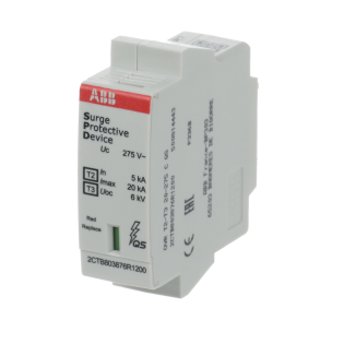 ABB 2CTB803876R1200, OVR T2-T3 20-275 C QS, Modüler DIN, AG Parafudrlar için Yedek Kartuş, Tip 2+Tip 3
