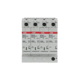 ABB 2CTB803973R1100, OVR T2 3N 40-275 P QS, Modüler DIN, Kartuşlu Tip, AG Parafudr, 3 Kutup+Nötr, Tip 2, C Sınıfı, 40 kA