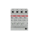 ABB 2CTB803973R1100, OVR T2 3N 40-275 P QS, Modüler DIN, Kartuşlu Tip, AG Parafudr, 3 Kutup+Nötr, Tip 2, C Sınıfı, 40 kA