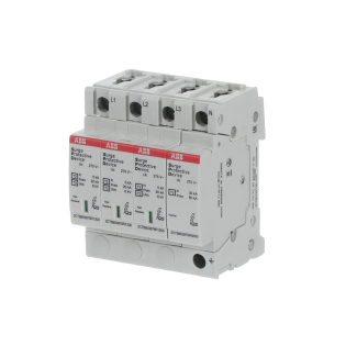 ABB 2CTB803973R1200, OVR T2-T3 3N 20-275 P QS, Modüler DIN, Kartuşlu Tip, AG Parafudr, 3 Kutup+Nötr, Tip 2+Tip 3, C ve D Sınıfı, 20 kA