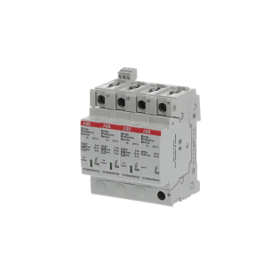 ABB 2CTB803973R1600, OVR T2-T3 3N 20-275 P TS QS, Modüler DIN, Kartuşlu Tip, AG Parafudr, 3 Kutup+Nötr, Tip 2+Tip 3, C ve D Sınıfı, 20 kA
