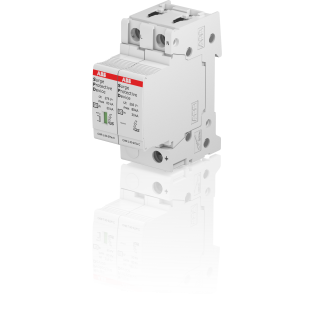 ABB 2CTB815708R1400, OVR T2 1N 80-275s P QS, Modüler DIN, Kartuşlu Tip, AG Parafudr, 1 Kutup+Nötr, Tip 2, C Sınıfı, 80 kA