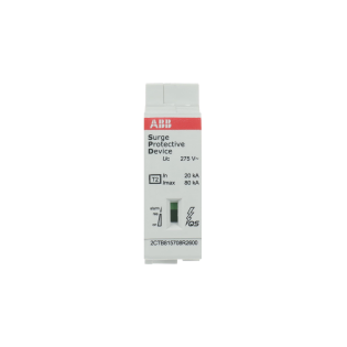 ABB 2CTB815708R2600, OVR T2 80-275s C QS, Modüler DIN, AG Parafudrlar için Yedek Kartuş, Tip 2