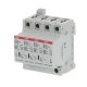 ABB 2CTB815710R0700, OVR T1-T2 3N 12.5-275s P TS QS, Modüler DIN, Kartuşlu Tip, AG Parafudr, 3 Kutup+Nötr, Tip 1+Tip 2, B ve C Sınıfı, 80 kA