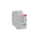 ABB 2CTB815710R2600, OVR T1-T2 12.5-275s C QS, Modüler DIN, AG Parafudrlar için Yedek Kartuş, Tip 1+Tip 2