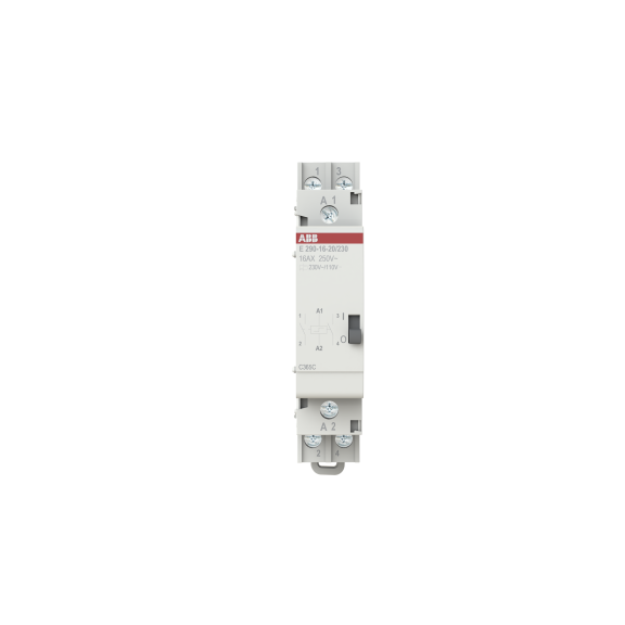 ABB 2TAZ312000R2012, E290-16-20/230, Modüler DIN, 16 Amper, Darbe Akım Rölesi, 2NA, 230 Volt AC, 110 Volt DC