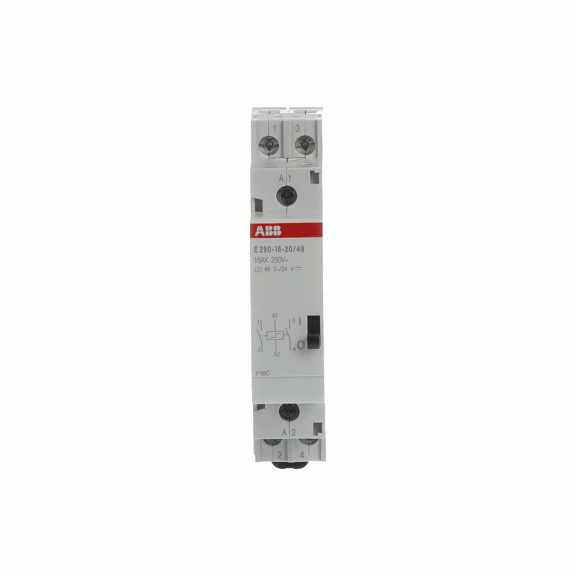 ABB 2TAZ312000R2032, E290-16-20/48, Modüler DIN, 16 Amper, Darbe Akım Rölesi, 2NA, 48 Volt AC, 24 Volt DC