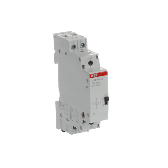 ABB 2TAZ312000R2033, E290-16-11/48, Modüler DIN, 16 Amper, Enversör Darbe Akım Rölesi, 1NA+1NK, 48 Volt AC, 24 Volt DC