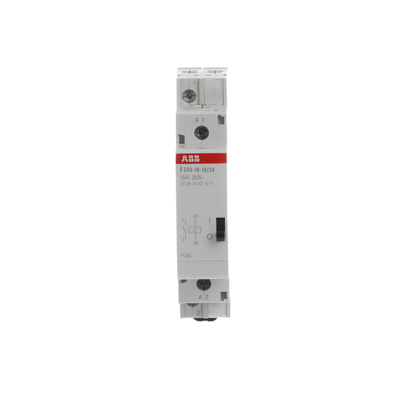 ABB 2TAZ312000R2041, E290-16-10/24, Modüler DIN, 16 Amper, Darbe Akım Rölesi, 1NA, 24 Volt AC, 12 Volt DC