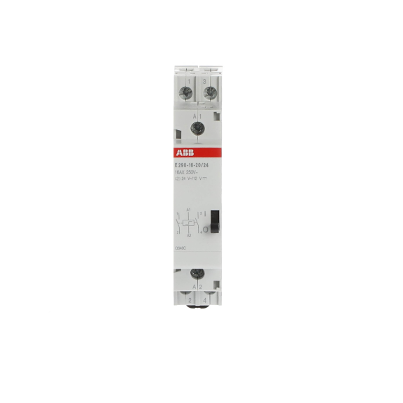 ABB 2TAZ312000R2042, E290-16-20/24, Modüler DIN, 16 Amper, Darbe Akım Rölesi, 2NA, 24 Volt AC, 12 Volt DC