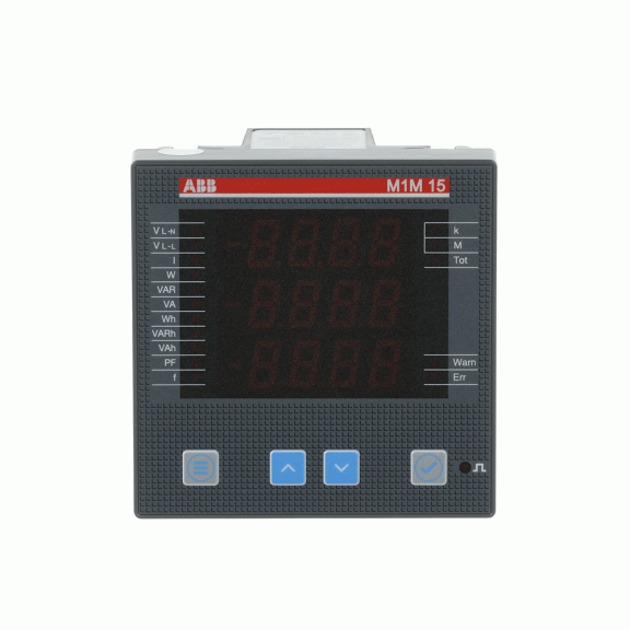 ABB 2TAZ661012R2000, M1M 15 Modbus, Multimetre, Haberleşmeli