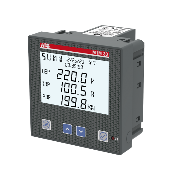 ABB 2TAZ663012R2000, M1M 30 Modbus, Güç Ölçer, Haberleşmeli